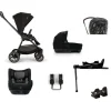 Nuna Triv Next Pushchair 4 Piece Travel Bundle with TODL Next Car Seat & Base - Caviar