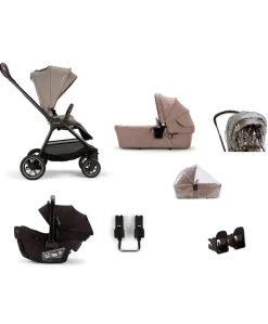 Nuna TRIV Next Urbn Pushchair Bundle with PIPA Urbn Car Seat - Cedar