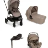 Nuna Triv Pushchair Bundle With Arra Flex Car Seat (4 Pieces) - Cedar