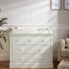 Oxford 3 Drawer Dresser & Baby Changing Unit - White