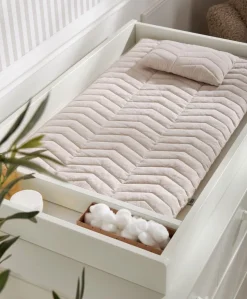Oxford 3 Drawer Dresser & Baby Changing Unit - White