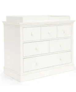 Oxford 2 Piece Cotbed Set with Dresser Changer - White