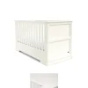 Oxford Cotbed & Premium Pocket Spring Mattress Bundle - White