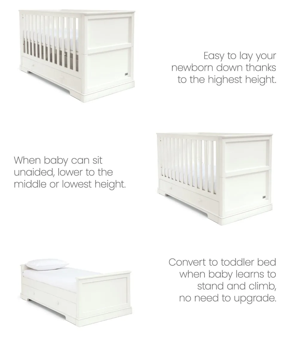 Oxford Cotbed - White