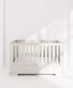 Oxford Nursery Bundle with Lua Bedside Crib (6 Piece) – White