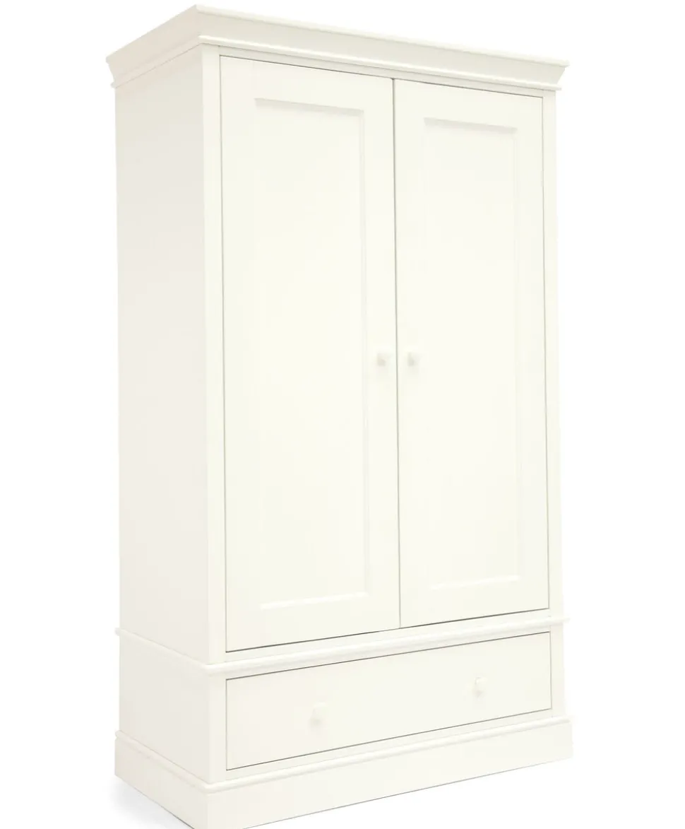 Oxford Nursery Bundle with Lua Bedside Crib (6 Piece) – White
