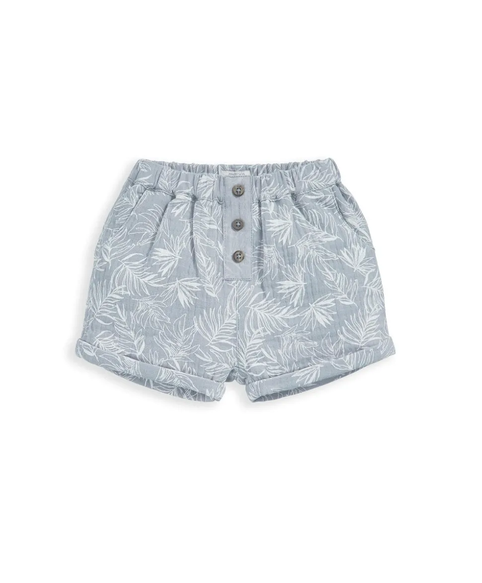 Palm Shirt & Shorts Outfit Set