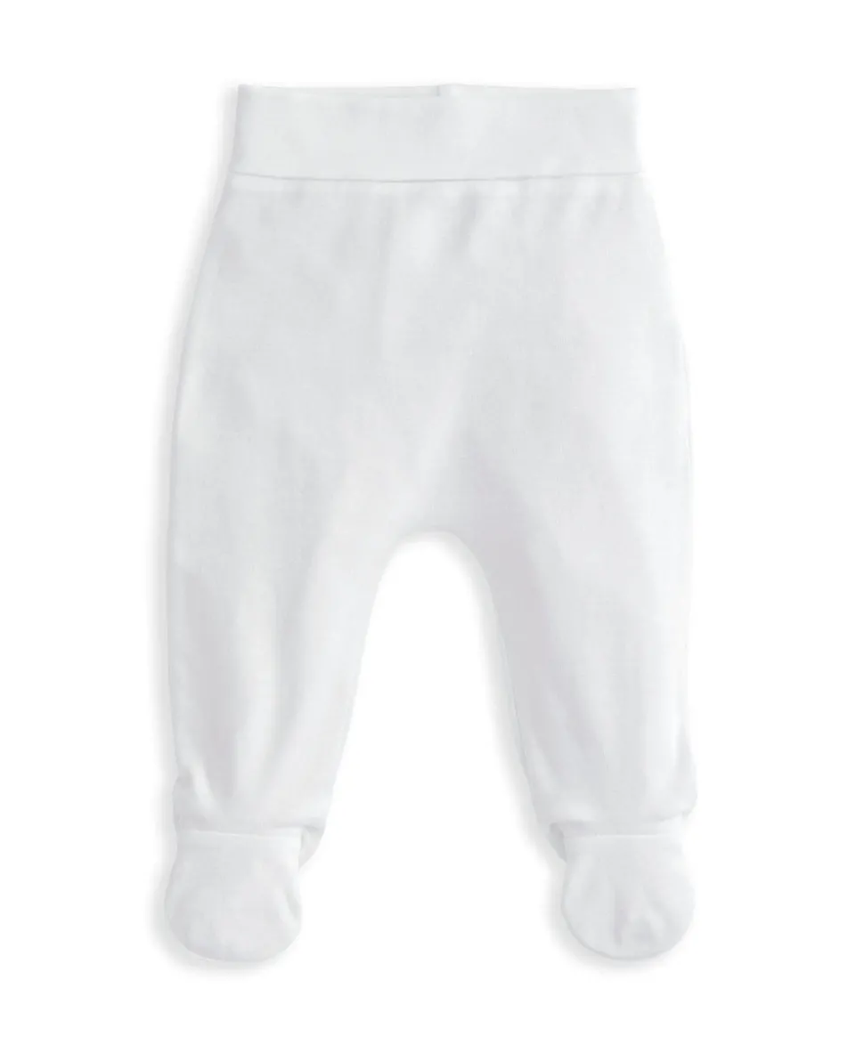 Peter Pan Collar Top & Bottom Set (2 Pieces) - White