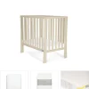 Petite Cot Bundle with Essential Pocket Spring Mattress (4 Pieces) - Cashmere
