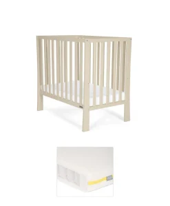 Petite Cot Bundle with Essential Pocket Spring Mattress - Cashmere