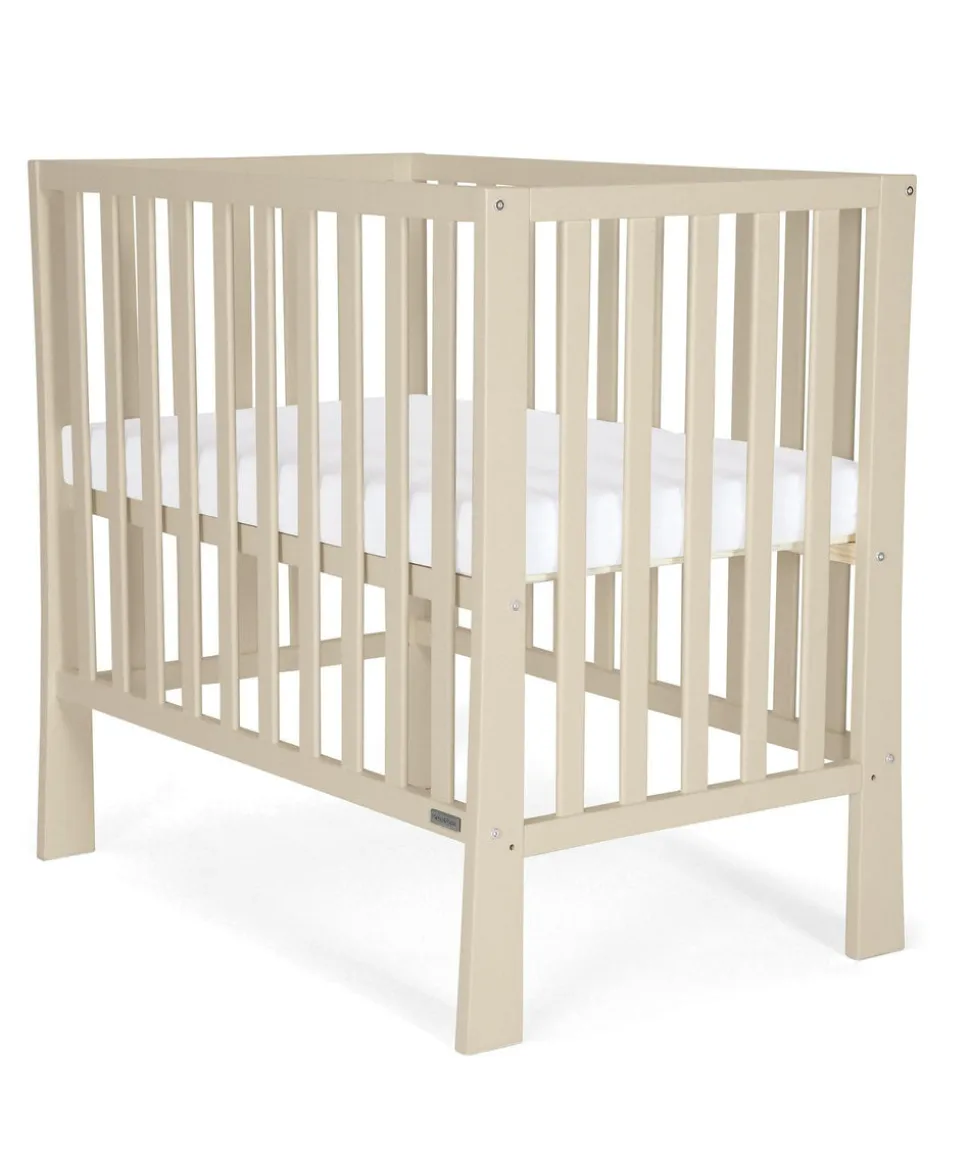 Petite Cot Bundle with Essential Pocket Spring Mattress - Cashmere