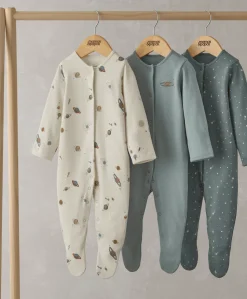 Planets Sleepsuits (Set of 3)