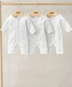 Premature Romper (Pack of 3) - Stork Print