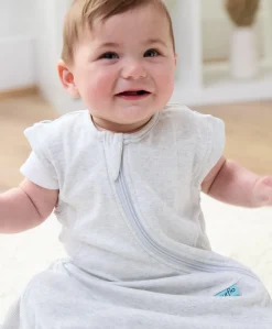 Purflo Cuddle to Sleep Bag 3-12 Months (0.5 Tog) - Minimal Grey