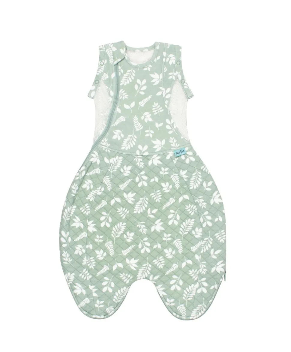 Purflo Swaddle to Sleep Bag 0-4 Months (2.5 Tog) - Fern