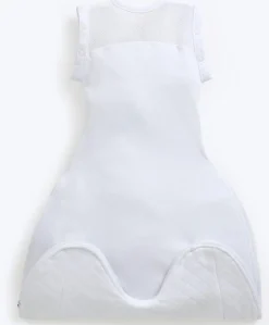 Purflo Swaddle to Sleepbag 0-4 Months (2.5 Tog) - White