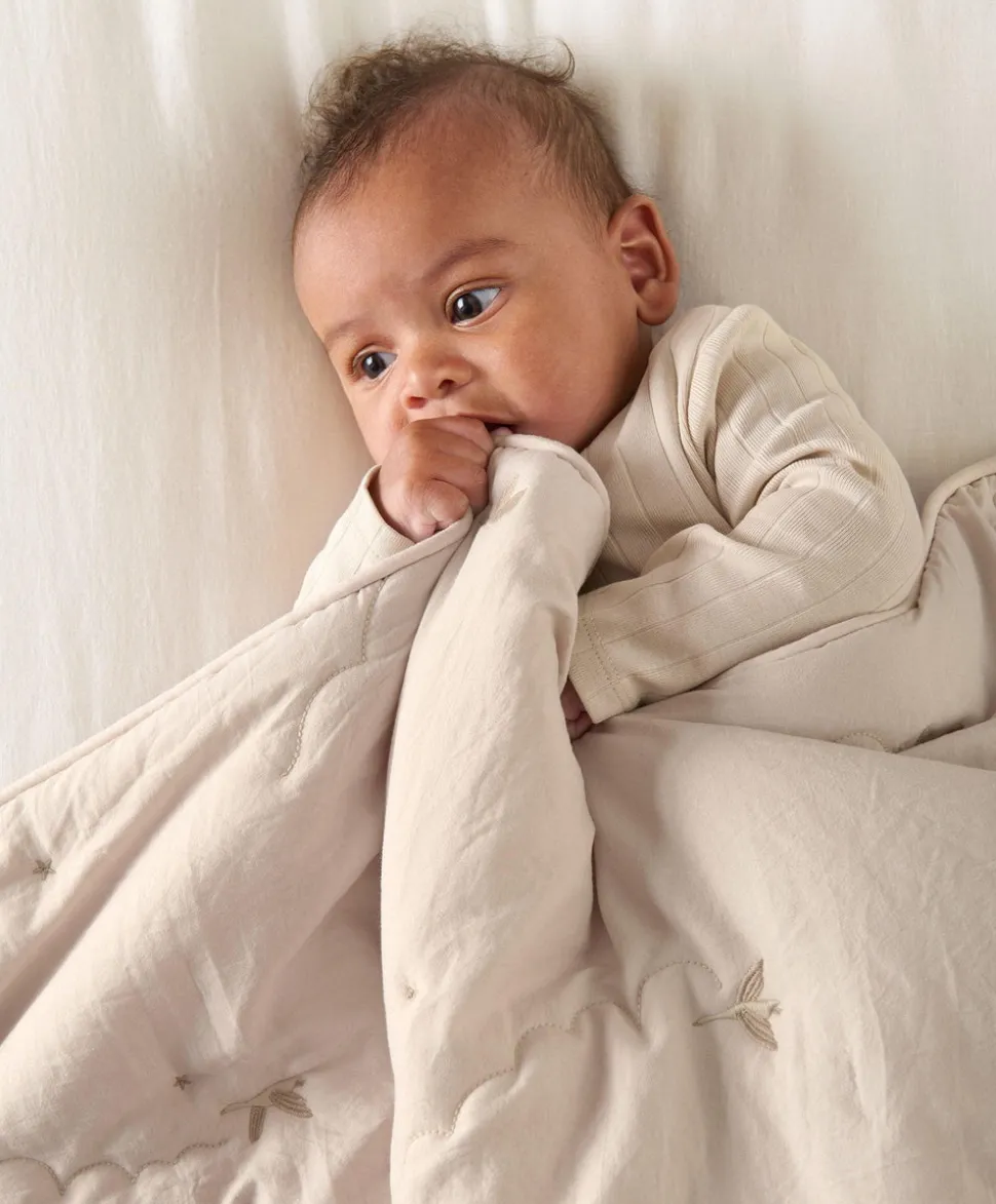 Quilt (4.0 Tog) - Welcome to the World Duckling - Taupe