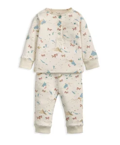 Rodeo Print Pyjamas – Cream