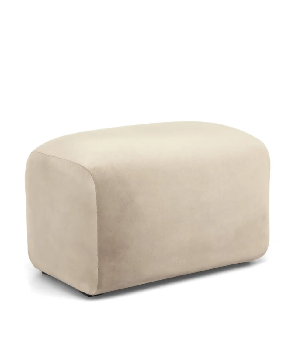 Royton Nursing Chair & Footsool Set - Latte Velvet