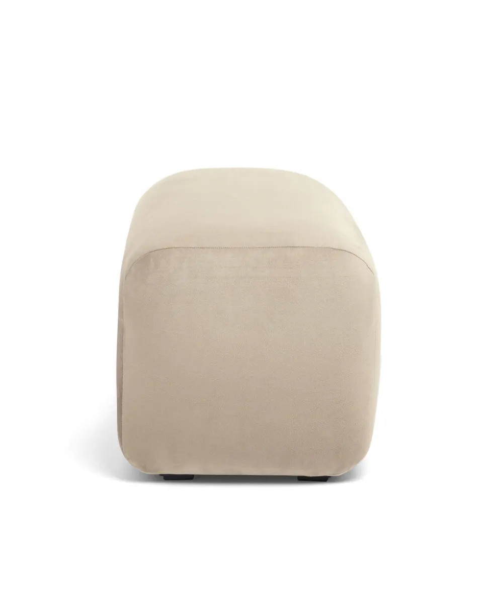 Royton Nursing Chair & Footsool Set - Latte Velvet