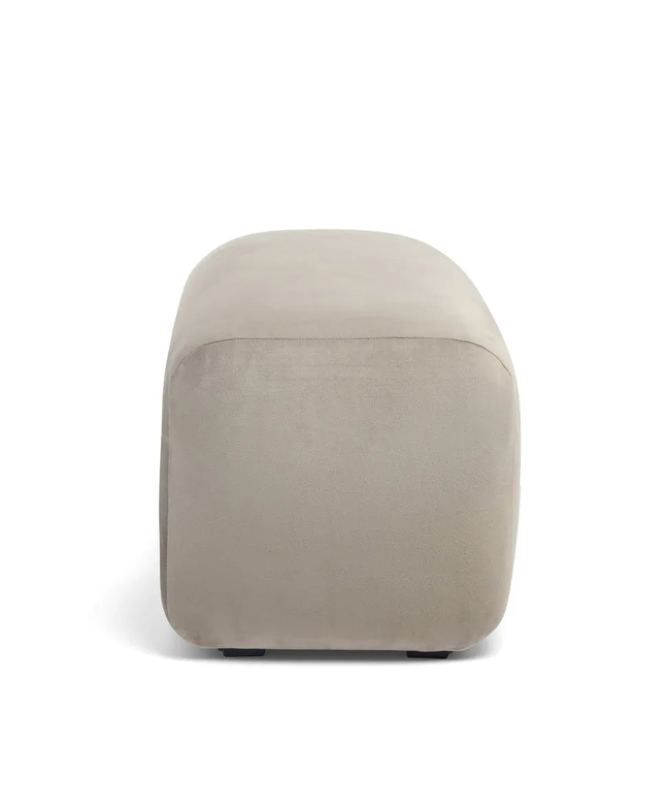 Royton Nursing Chair & Footsool Set - Stone Velvet
