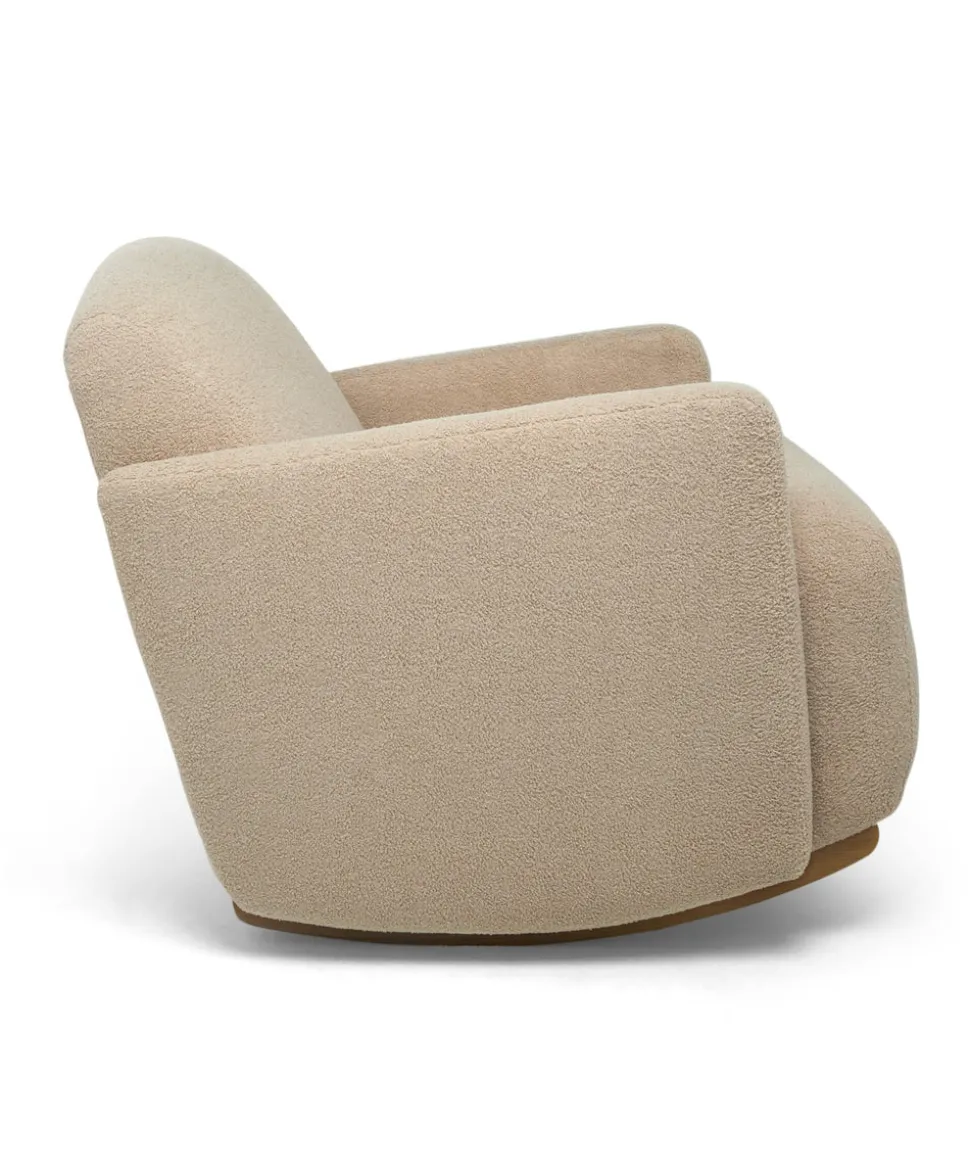 Royton Nursing Chair & Footsool Set - Oatmeal Boucle
