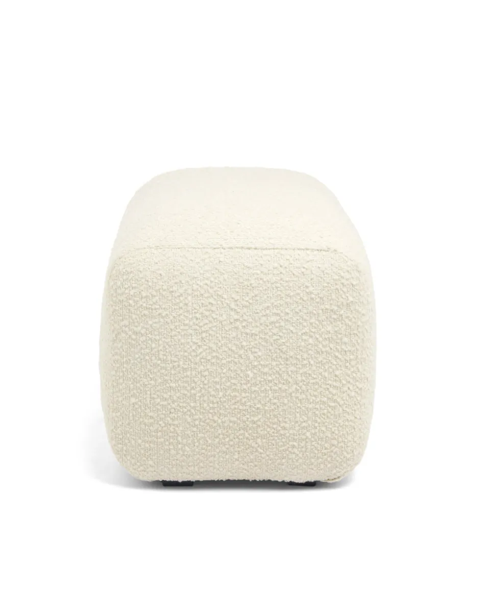 Royton Nursing Chair & Footsool Set - Oyster Chenille Boucle