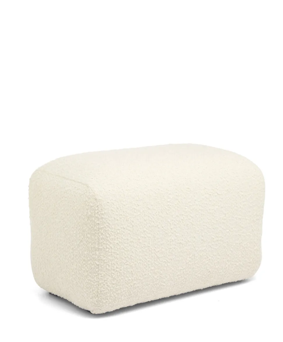 Royton Nursing Chair & Footsool Set - Oyster Chenille Boucle