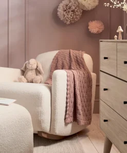 Royton Nursing Chair - Off White Boucle