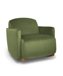 Royton Nursing Chair - Olive Velvet