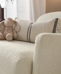 Royton Nursing Chair - Oyster Chenille Boucle