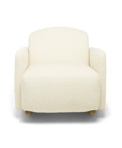 Royton Nursing Chair - Oyster Chenille Boucle
