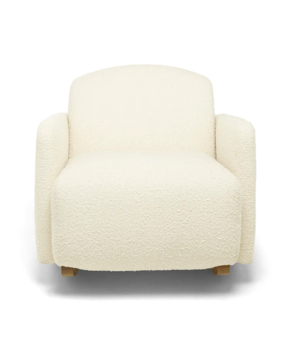 Royton Nursing Chair - Oyster Chenille Boucle