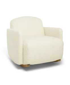 Royton Nursing Chair - Oyster Chenille Boucle