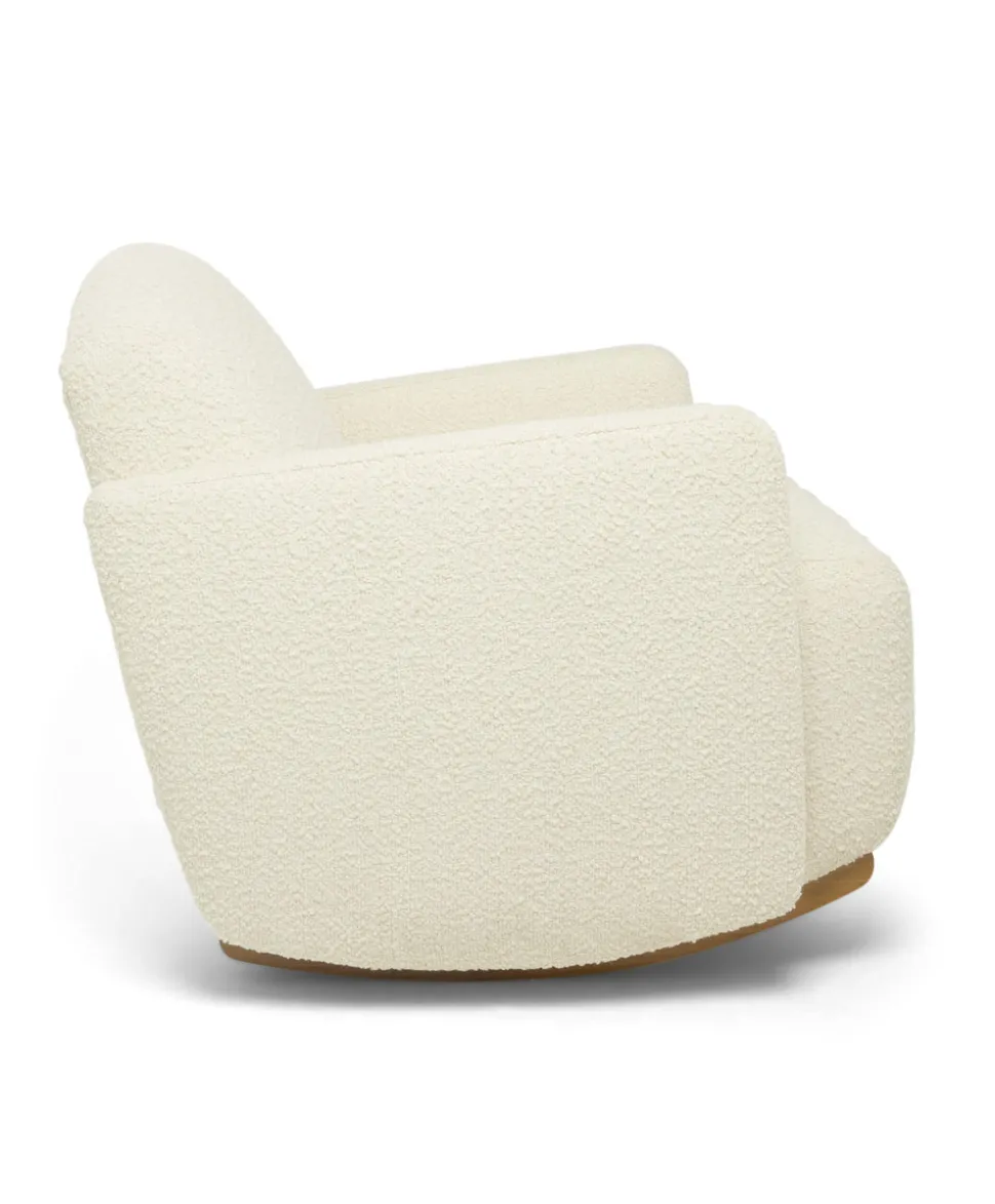 Royton Nursing Chair - Oyster Chenille Boucle