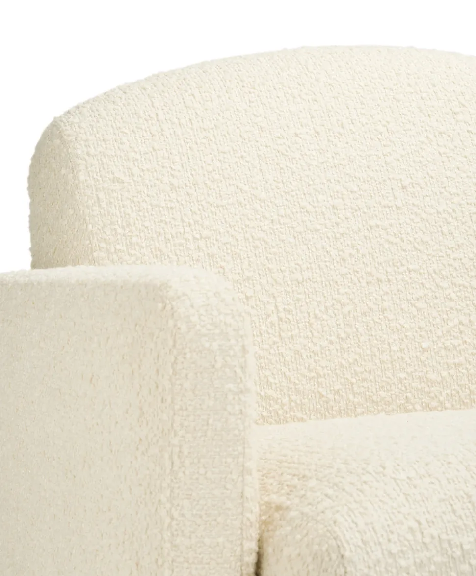 Royton Nursing Chair - Oyster Chenille Boucle