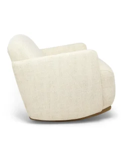 Royton Nursing Chair - Sandstone Textured Weave