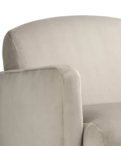 Royton Nursing Chair - Stone Velvet