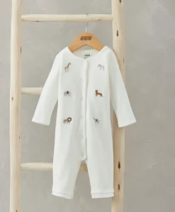 Safari Embroided Romper