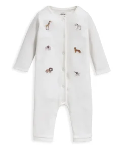 Safari Embroided Romper