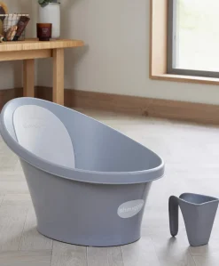 Shnuggle Baby Bath with Plug - Pebble Grey