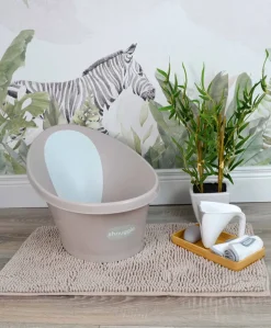 Shnuggle Newborn Baby Bath - Taupe