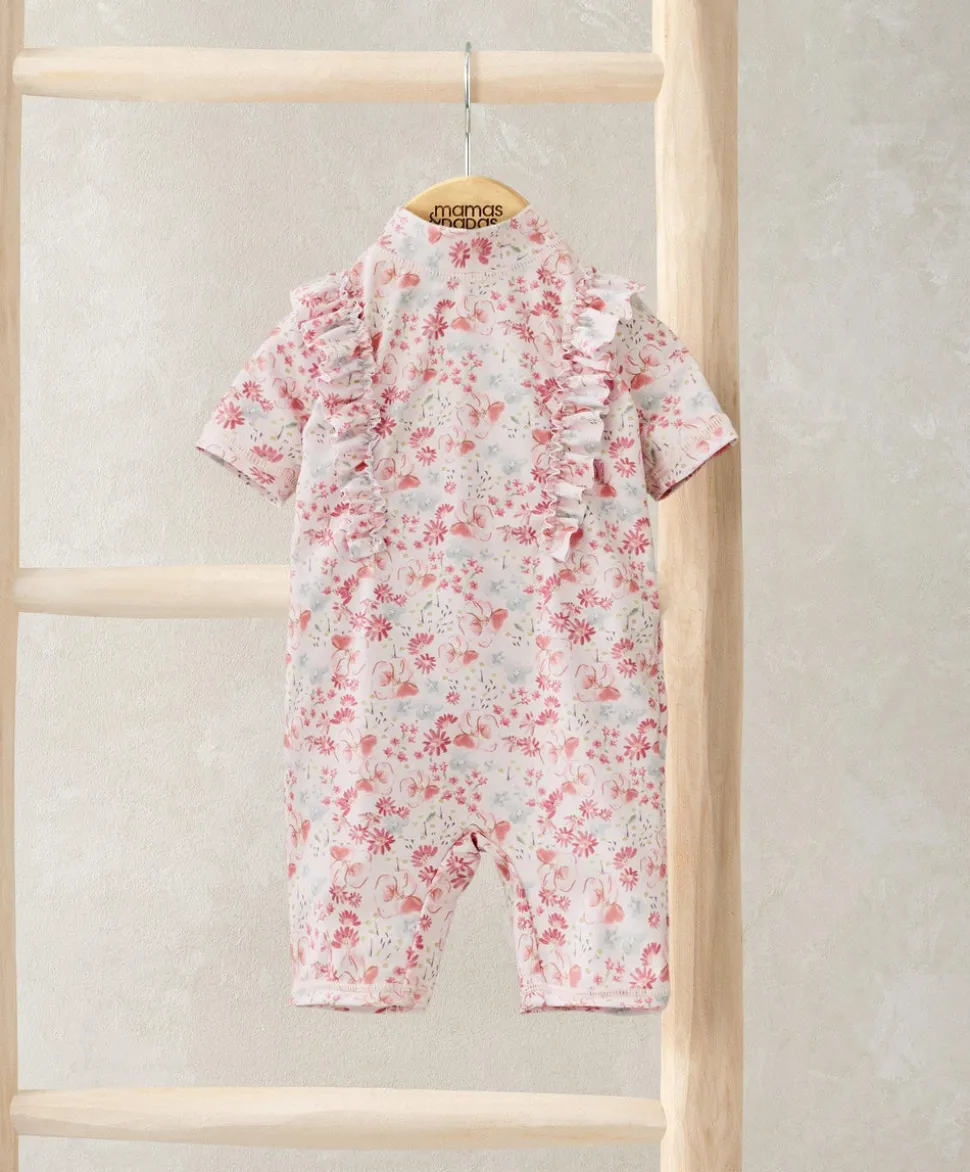 Short Sleeve Floral Rashsuit