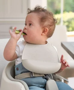 Silicone Bibs (2 Pack) – Neutral Speckle