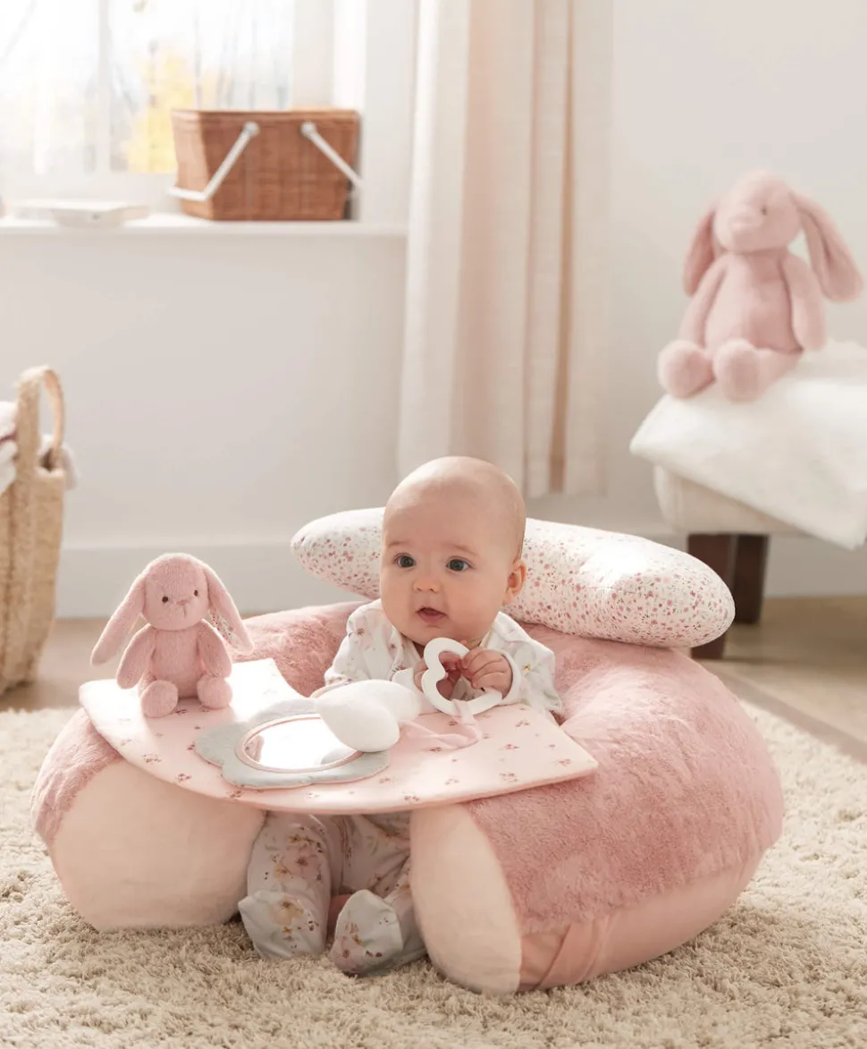Sit & Play Interactive Floor Seat - Welcome to the World Bunny