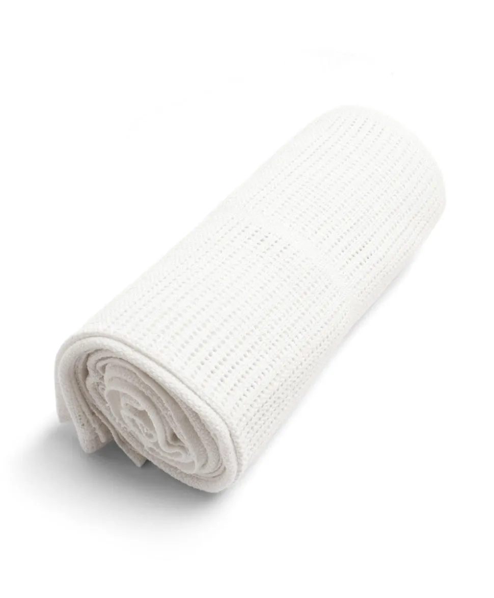 Small Cellular Blanket - White