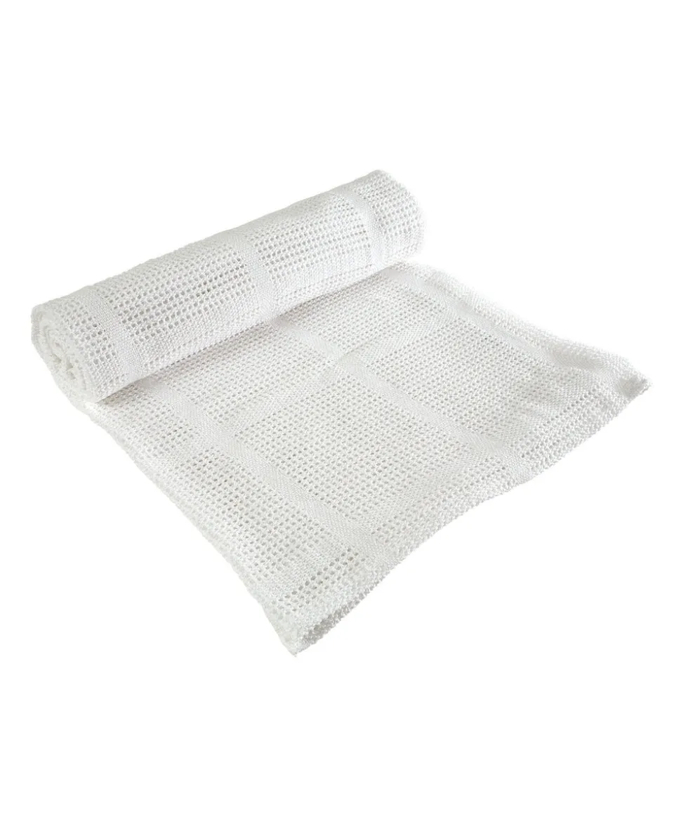 Small Cellular Blanket - White