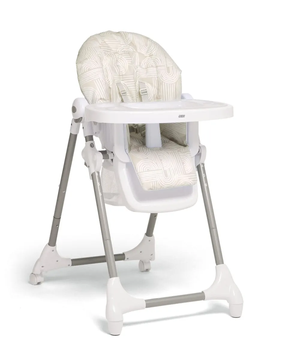 Snax Highchair & Splash Mat Bundle – Woven Natural