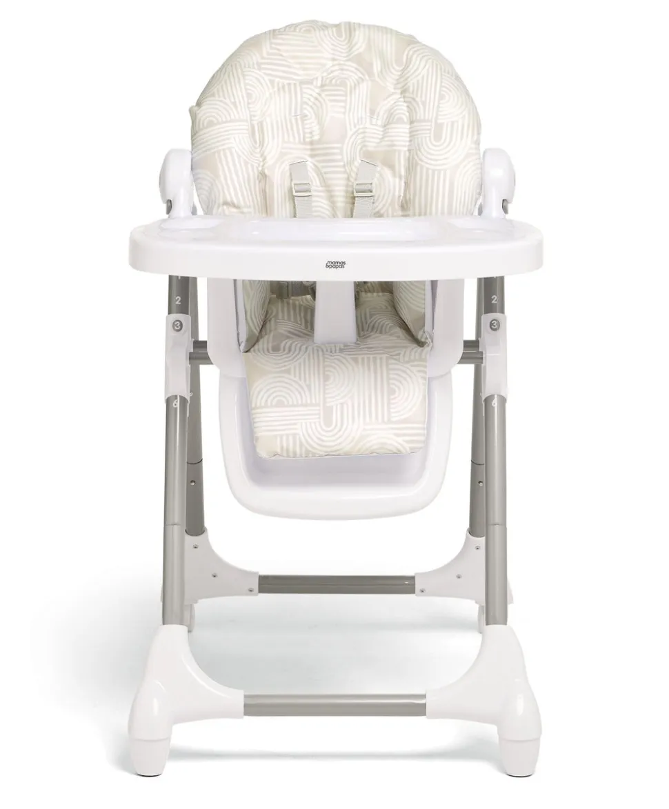 Snax Highchair & Splash Mat Bundle – Woven Natural
