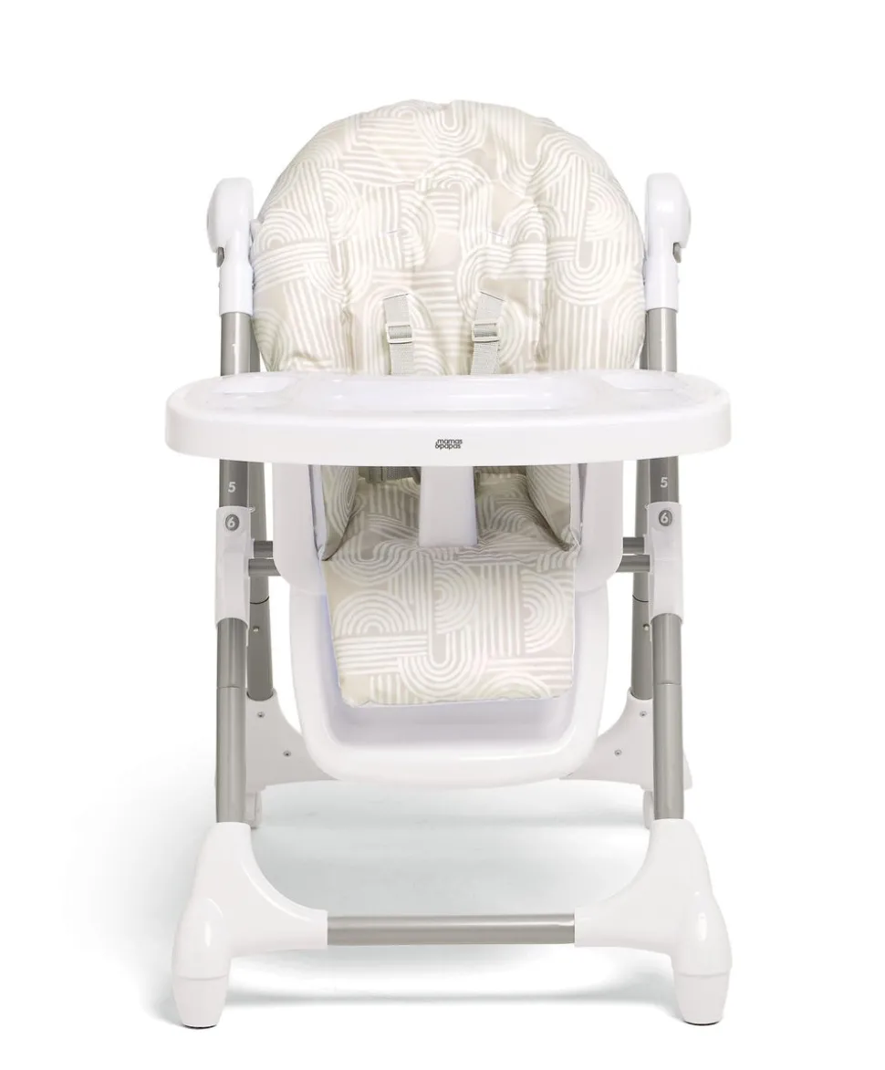 Snax Highchair & Splash Mat Bundle – Woven Natural